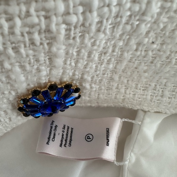 Cinq à Sept Randi Tweed Rhinestone-Button Jacket - Picture 7 of 7